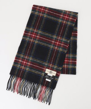 J.PRESS MEN チェックマフラー ブラック系3