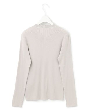 ICB 【洗える】 コンパクトリブ  クルーネックプルオーバー トープ系