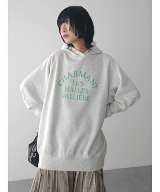 Green Parks 裏起毛裏毛パーカー Gray Mixture