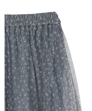 Green Parks Ｂ．チュールｐｔプリーツスカート Black