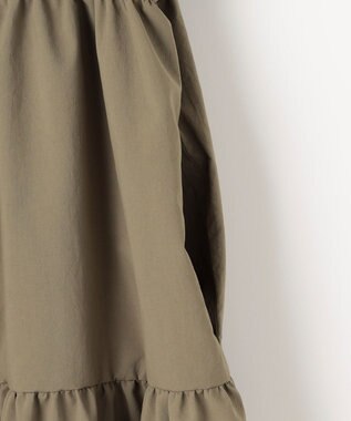#Newans 【ANSWER for フォトジェニックスタイル】ウィングスリーブティアードワンピース カーキ系