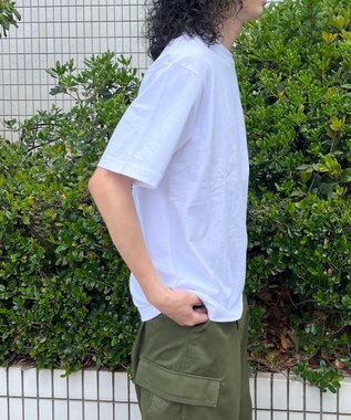 WEGO 【ユニセックス着用ITEM/MLサイズ展開】BENDAVISデニムポケットT（SS） オフホワイト