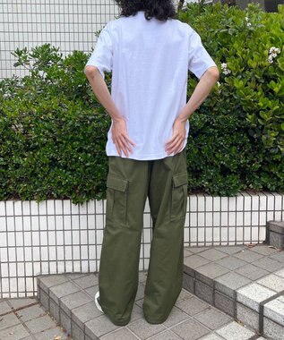 WEGO 【ユニセックス着用ITEM/MLサイズ展開】BENDAVISデニムポケットT（SS） オフホワイト
