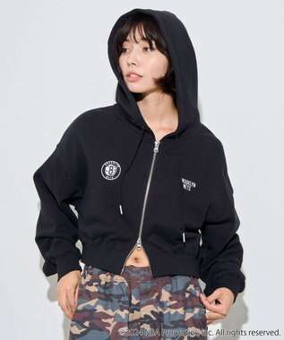 WEGO 別注NBAショートWZIPパーカー ブラック