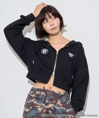 WEGO 別注NBAショートWZIPパーカー ブラック