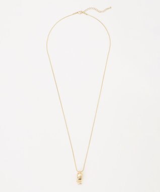 ANY SIS クリアストーン ネックレス ライトゴールド