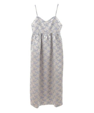 Green Parks ・ＳＵＧＡＲＳＰＯＯＮリボンジャカードキャミワンピ Beige