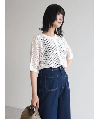 Green Parks ２Ｗａｙ　メッシュカーデ Off White