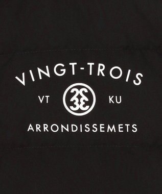 23区GOLF 【WOMEN】中綿リバーシブルベスト ブラック系5