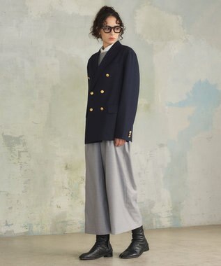 J.PRESS YORK STREET 【UNISEX】ネイビーブレザー / ダブル / 金釦 ネイビー系