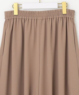 ANY SIS 【洗える】トロミワイドタック パンツ ライトモカ