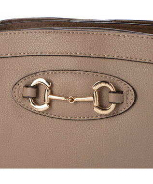 UNBILLION カシュカシュ cachecache / ビット金具付きミニショルダーバッグ オーク