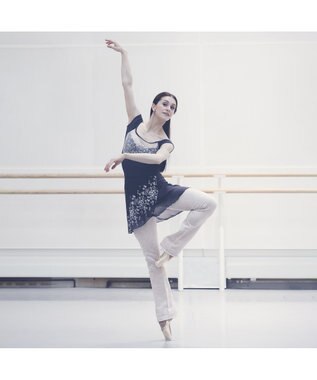 Chacott ◎【Nela ライン】キャップスリーブレオタード チャコ-ルグレー