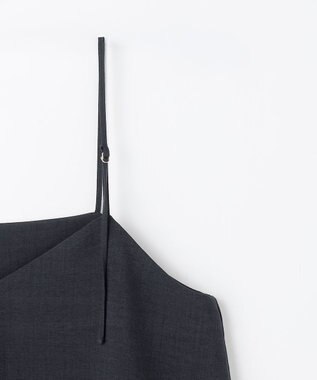 ANY 【2SET】2WAYビスチェ×ワイドパンツセットアップ ネイビー