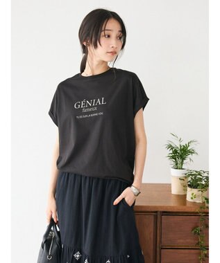CRAFT STANDARD BOUTIQUE ＧＥＮＩＡＬ　プリントプルオーバー Black