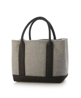 UNBILLION カシュカシュ cachechche / メルトン風パーテーショントート ダークグレー