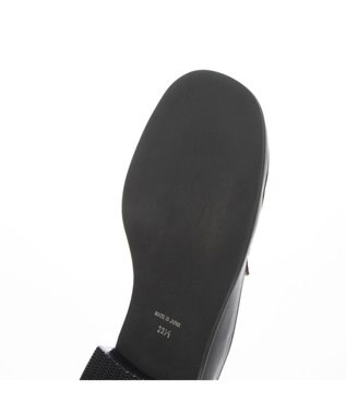 ing <ing>ヒールアップローファー ブラック