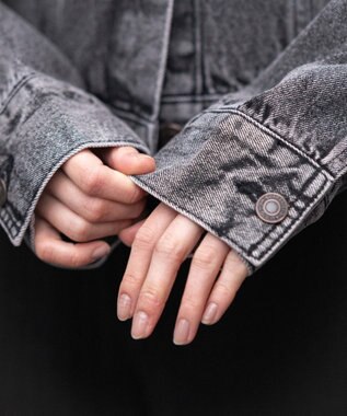 WEGO 【SETUP対応アイテム】デニムジャケット ブラックその他