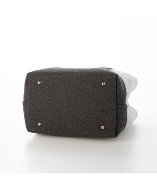 UNBILLION カシュカシュ cachechche / メルトン風パーテーショントート ダークグレー