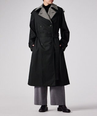 美品Paul Smith BLACKウール100% 牛革留め オンワード樫山 M ポール スミス メンズ マフラー Paul Smith ブランド ストール