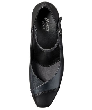 ASICS WALKING ペダラウォーキングシューズ 2E ヒール高5.0cm ブラック系