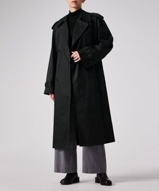 Paul Smith ヘリンボーン トレンチコート ブラック