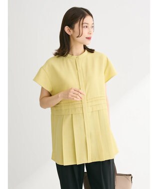 Green Parks プリーツヘムタックチュニック Yellow