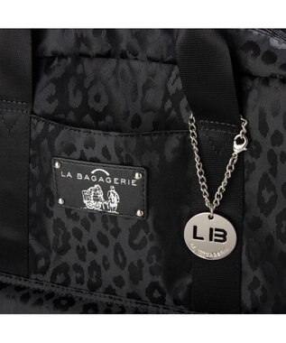 LA BAGAGERIE 10ポケット持ち手付きリュック Lサイズ レオパード