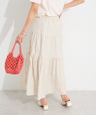 CRAFT STANDARD BOUTIQUE シャイニーワッシャースカート Ivory