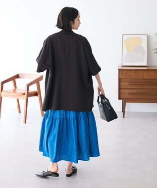 CRAFT STANDARD BOUTIQUE シャイニーワッシャースカート Blue