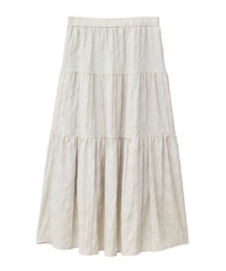 CRAFT STANDARD BOUTIQUE シャイニーワッシャースカート Ivory
