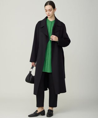 ICB L ウォッシャブルライトウール スティックパンツ ブラック