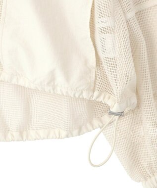 AMERICAN HOLIC メッシュ異素材ブルゾン Ivory
