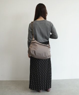 ACE BAGS & LUGGAGE PROGRES アベス ショルダーバッグ 舟形 20183 プログレ ダークベージュ