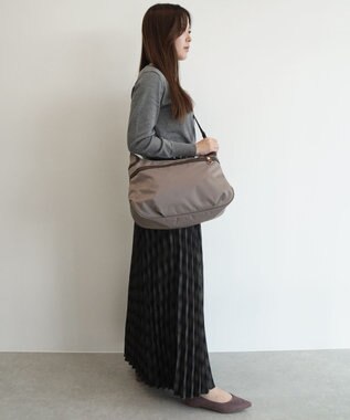 ACE BAGS & LUGGAGE PROGRES アベス ショルダーバッグ 舟形 20183 プログレ ダークベージュ