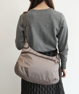 ACE BAGS & LUGGAGE PROGRES アベス ショルダーバッグ 舟形 20183 プログレ ダークベージュ