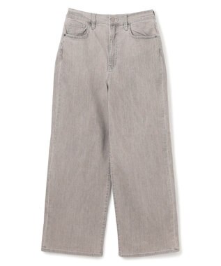 UNFILO 【UNFILO DENIM】撥水ストレッチ ワイドストレートデニム アイスグレー
