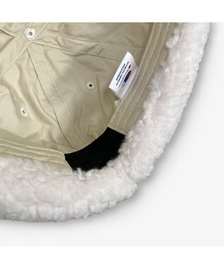 林八百吉商店 Champion　タフタアビエイターキャップ アイボリー