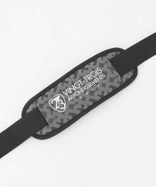 23区GOLF 【UNISEX】モノグラムボストンバッグ　シューズ収納付きの大容量　ショルダー持ちも可能 ブラック系5