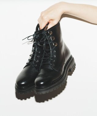 BONTRE 【LucaGrossi/ルカグロッシ】厚底レースアップブーツ/F046T-UA