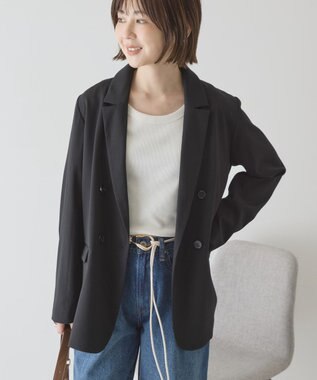 AMERICAN HOLIC Ｗテーラードジャケット Black