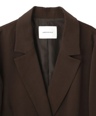 AMERICAN HOLIC Ｗテーラードジャケット Brown