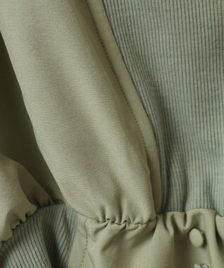 Green Parks ・ｓｗｉｎｇ　ｂｙ　ショルダーリボンノースリーブ Black