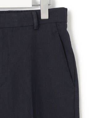 23区 S 【セットアップ対応/防シワ性/洗える】アイアスマットストレッチ セミワイド パンツ ネイビー系