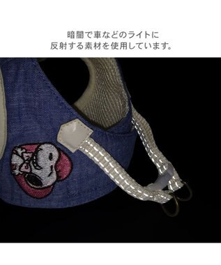 PET PARADISE スヌーピー バースデー ベストハーネス Ｓ ブルー
