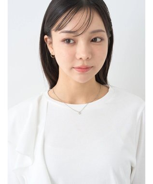 earth music&ecology アシメフリルプルオーバー Ivory