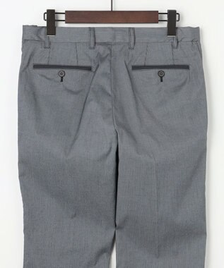 JOSEPH ABBOUD 【キングサイズ・ウエストも伸びる!/ストレッチ/軽量/Eco撥水/オーガニックコットン使用】マイクロピケストレッチ パンツ グレー系8