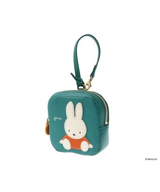 genten 【WEB限定】miffy collection ポーチ「ミッフィー」 グリーン