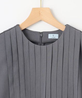 組曲 S サマージャージタック ワンピース グレー系