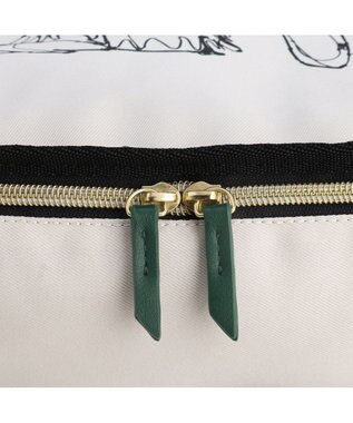 ACE BAGS & LUGGAGE HAyU × ace. トラベルポーチ Mサイズ 猫柄 17822 アイボリー